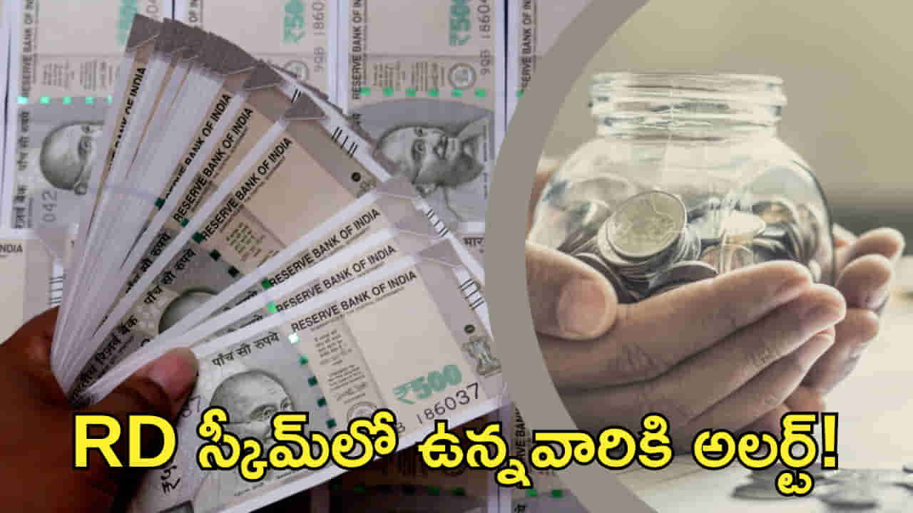 RD స్కీమ్లో ఉన్నవారికి అలర్ట్! భారీ రాబడి రావాలంటే.. ఈ తప్పులు చేయకండి!