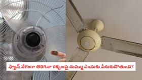 ఫ్యాన్ వేగంగా తిరిగినా రెక్కలపై దుమ్ము ఎందుకు పేరుకుపోతుంది?