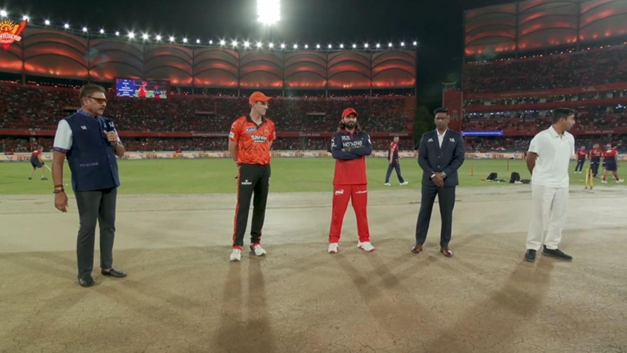 SRH vs RCB: టాస్ గెలిచిన హైదరాబాద్.. సేమ్ టీంతో బరిలోకి.. టార్గెట్ టాప్ 2
