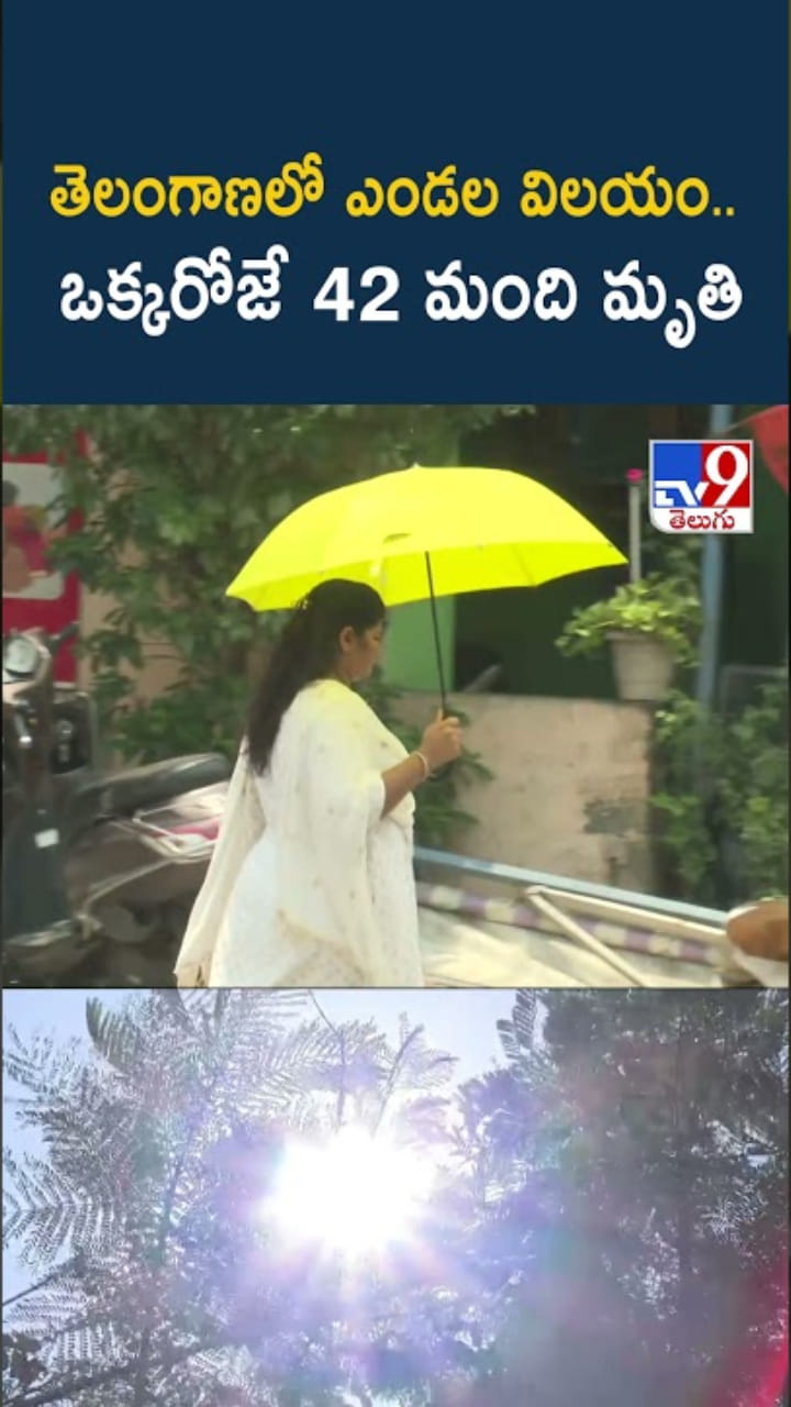 తెలంగాణలో ఎండల విలయం.. ఒక్కరోజే 42 మంది మృతి
