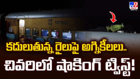 కదులుతున్న రైలుపై అగ్నికీలలు.. చివరిలో షాకింగ్‌ ట్విస్ట్‌