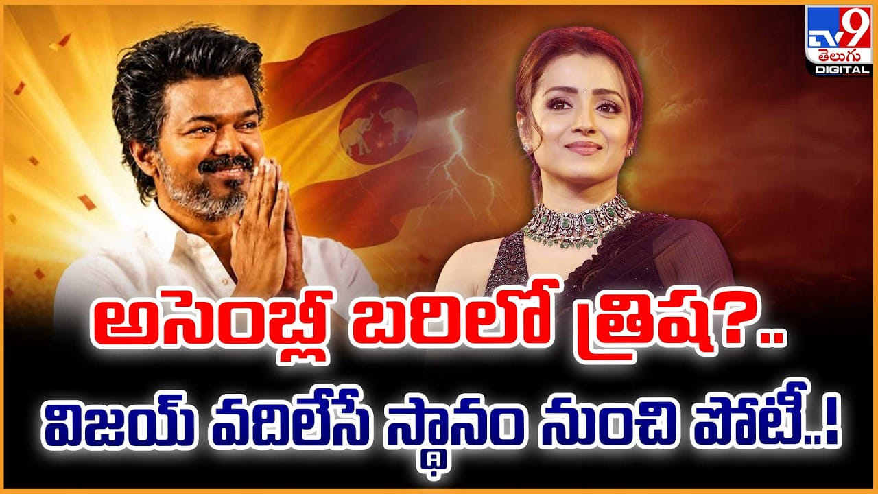 Trisha: అసెంబ్లీ బరిలో త్రిష ?? విజయ్ వదిలేసే స్థానం నుంచి పోటీ..!