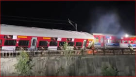 రిషికేశ్‌లో పట్టాలు తప్పిన ఉజ్జయిని ఎక్స్‌ప్రెస్..