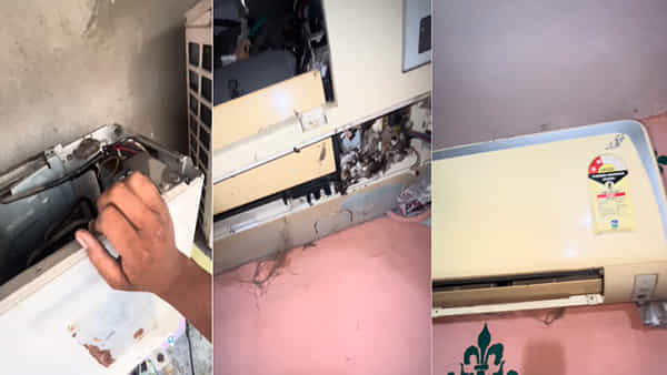 Viral Video: ఏసీ కూలింగ్ సరిగ్గా రావడం లేదని టెక్నిషియన్ను పిలిచారు.. అతడు ఓపెన్ చేసి చూడగా