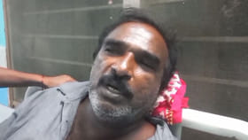 కార్మిక దినోత్సవం రోజున కార్మికుడికి లాఠీ ట్రీట్మెంట్..