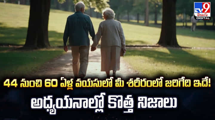 44 నుంచి 60 ఏళ్ల వయసులో మీ శరీరంలో జరిగేది ఇదే! అధ్యయనాల్లో కొత్త నిజాలు 44 నుంచి 60 ఏళ్ల వయసులో మీ శరీరంలో జరిగేది ఇదే! అధ్యయనాల్లో కొత్త నిజాలు