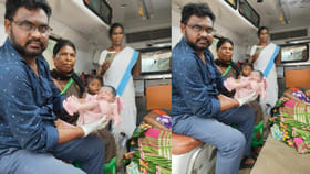 రోడ్లు లేవు.. సదుపాయాలు లేవు.. అంబులెన్స్‌లోనే గిరిజన మహిళ ప్రసవం
