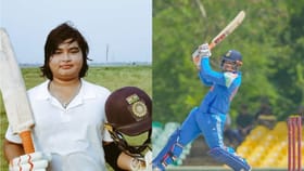 19 ఫోర్లు, 6 సిక్సర్లతో చెలరేగిన 10 ఏళ్ల ఆశీర్వాద్ సూర్యవంశీ..!