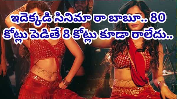 Cinema : ఒక్క పాటతో సెన్సేషన్.. కట్ చేస్తే.. ఇండియాలోనే అతిపెద్ద డిజాస్టర్.. 80 కోట్లు పెడితే 8 కోట్లు కూడా రాలేదు..