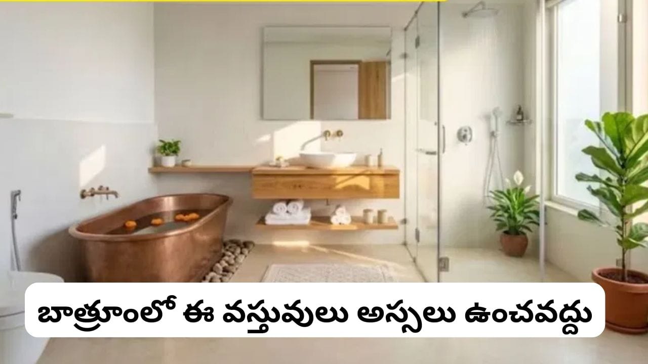 Vastu Tips: తెలియక చేస్తున్న పెద్ద తప్పు! బాత్రూంలో ఈ 9 వస్తువులు ఉంచితే అదృష్టం దూరమవుతుందట
