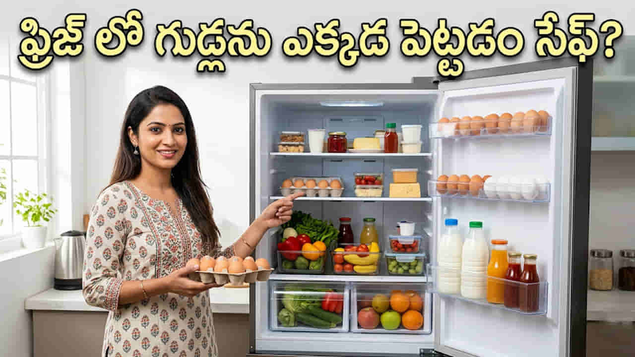 Egg Storage: ఫ్రిజ్లో గుడ్లను నిల్వ చేయడానికి అత్యంత సురక్షితమైన ప్రదేశం ఏదో తెలుసా?