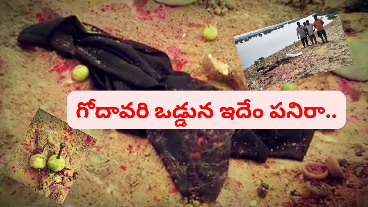 Watch: గోదావరి ఒడ్డున ముగ్గులాంటి ఆకారం.. ఏంటా అని దగ్గరికెళితే గుండె ఆగినంతపనైంది..
