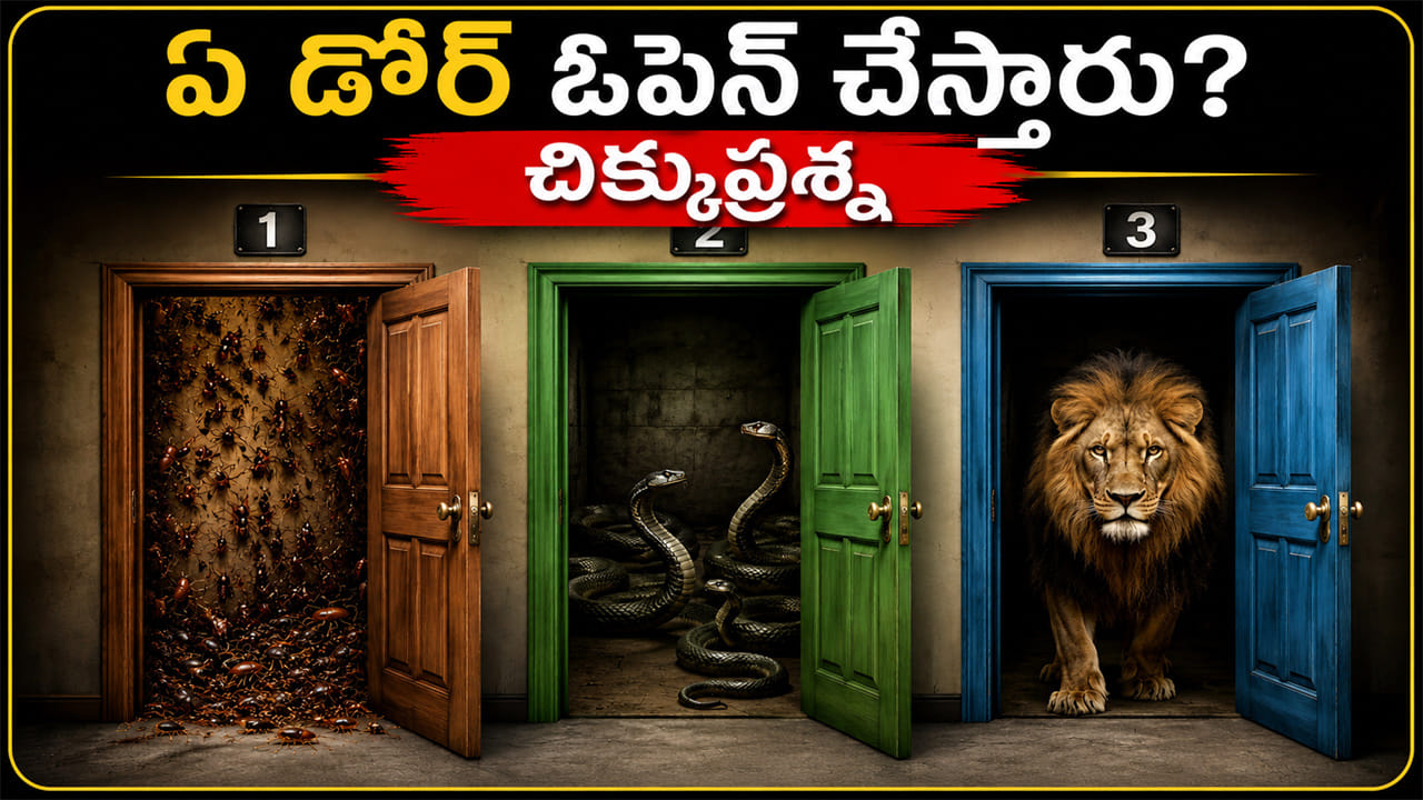 మూడు తలుపులు.. ఒకటే సురక్షితం! మీరైతే ఏ డోర్ తెరుస్తారు? తెలివైన వాళ్లు మాత్రమే చెప్పగలరు