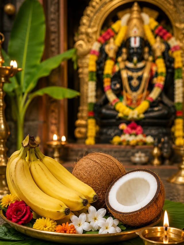 ప్రతి పూజలో అరటిపండు, కొబ్బరికాయ ఎందుకు తప్పనిసరి? ఆశ్చర్యపరిచే రహస్యం!