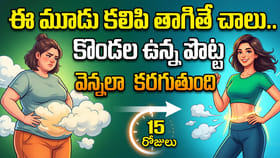 ఈ మూడు కలిపి తాగితే చాలు.. కొండల ఉన్న పొట్ట వెన్నలా కరుగుతుంది