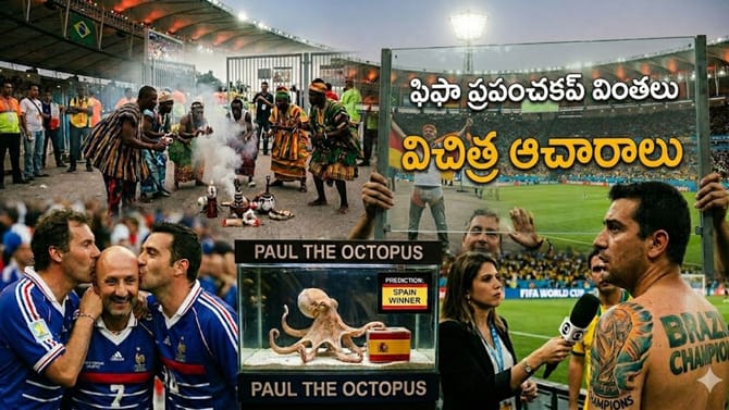 ఫిఫాలో ఈ వింత ఆచారాలు తెలిస్తే నోరెళ్లబెట్టాల్సిందే..?