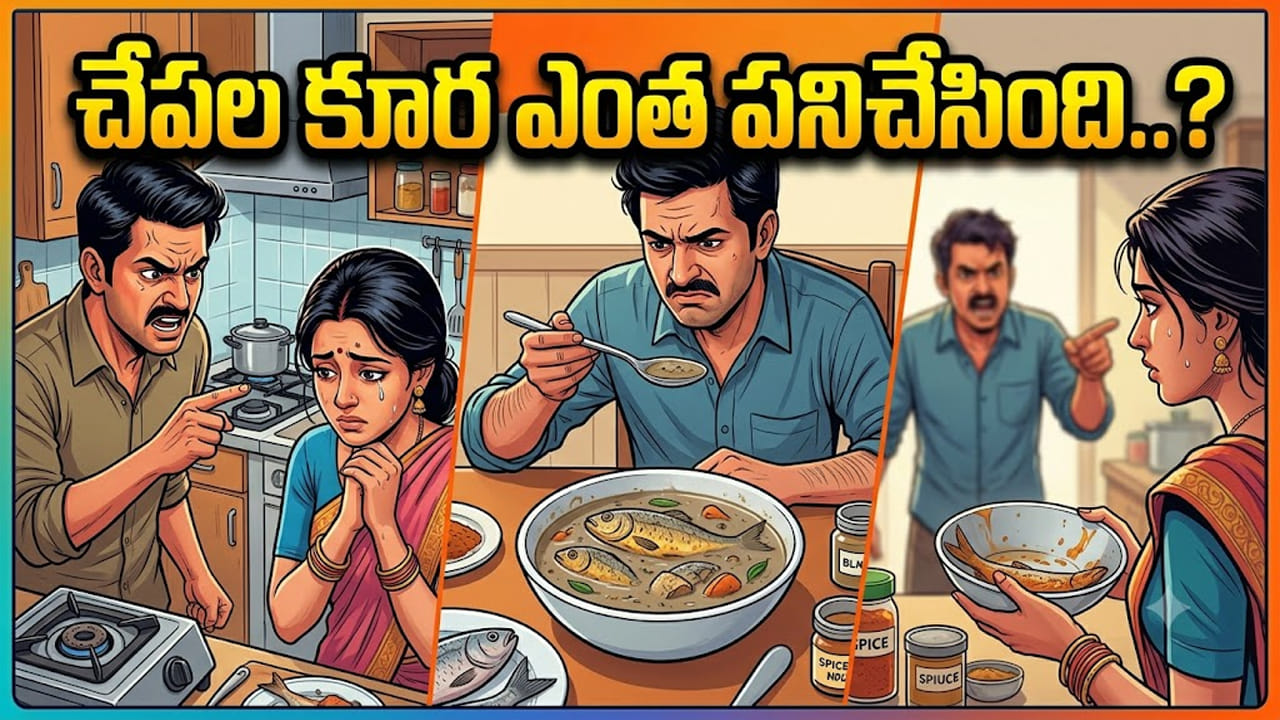 భార్యా.. భర్త.. మధ్యలో చేపల కూర.. టేస్టీగా లేదని తిట్టినందుకు ఎంత పనాయే..