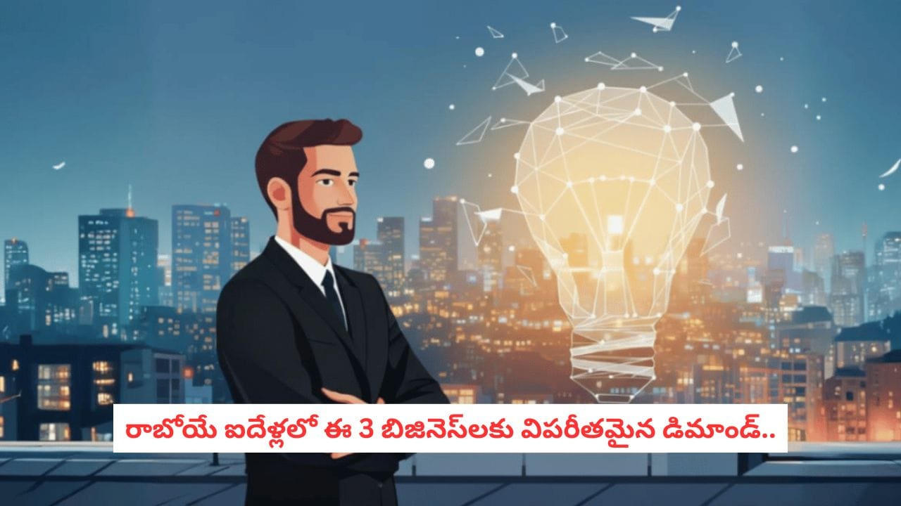 Startup Ideas:రాబోయే ఐదేళ్లలో ఈ 3 బిజినెస్లకు విపరీతమైన డిమాండ్.. ఇప్పుడే స్టార్ట్ చేస్తే తిరుగుండదు..