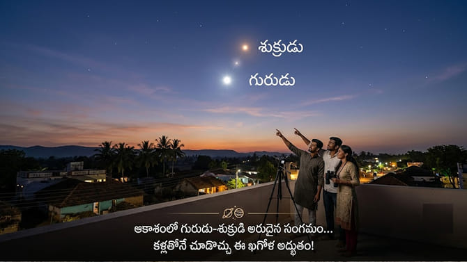 ఆకాశంలో కనువిందు చేయనున్న ‘కాస్మిక్ కిస్’.. ఈ అరుదైన దృశ్యాన్ని..