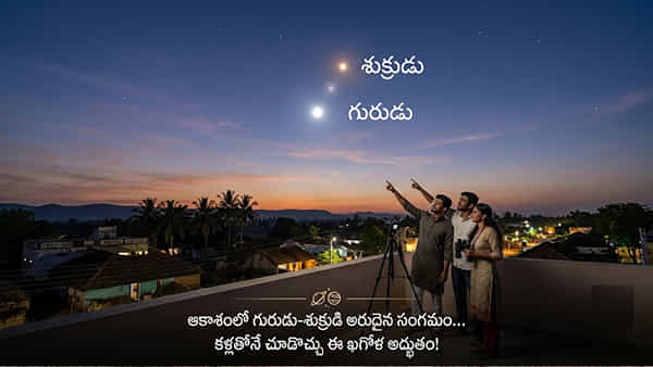 Cosmic Kiss: ఆకాశం వైపు చూడటం మర్చిపోవద్దు.. జూన్ 8, 9న కనిపించనున్న అరుదైన ఖగోళ వింత!