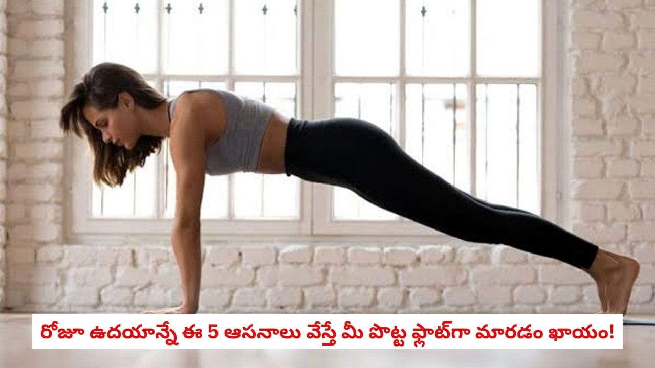 Yoga Tips: నడుము చుట్టూ మొండి కొవ్వు పేరుకుపోయిందా? రోజూ ఉదయాన్నే ఈ 5 ఆసనాలు వేస్తే మీ పొట్ట ఫ్లాట్గా మారడం ఖాయం!