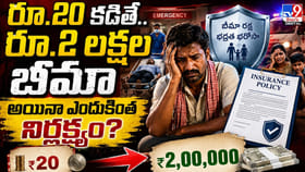 రూ.20 కడితే.. రూ.2 లక్షల బీమా.. అయినా ఎందుకింత నిర్లక్ష్యం?