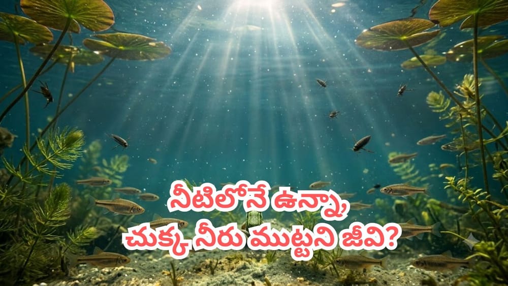 నీటిలోనే ఉంటుంది.. కానీ నోటితో ఒక్క చుక్క నీరు కూడా తాగదు..! ఈ వింత జీవి ఏంటో తెలుసా?
