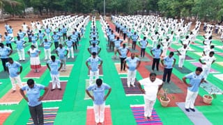 Yoga Day: వందలాంది మంది ఖైదీలతో నెల్లూరు సెంట్రల్ జైల్లో యోగా డే వేడుకలు.