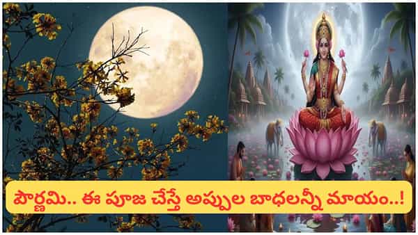 Pournami: కోటి రూపాయల అప్పు ఉన్నా క్షణంలో తీరిపోవాలా.. పౌర్ణమి రోజు ఇలా చేయండి