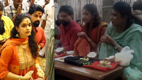 భర్తతో కలిసి తిరుమల శ్రీవారిని దర్శించుకున్న కీర్తి సురేష్