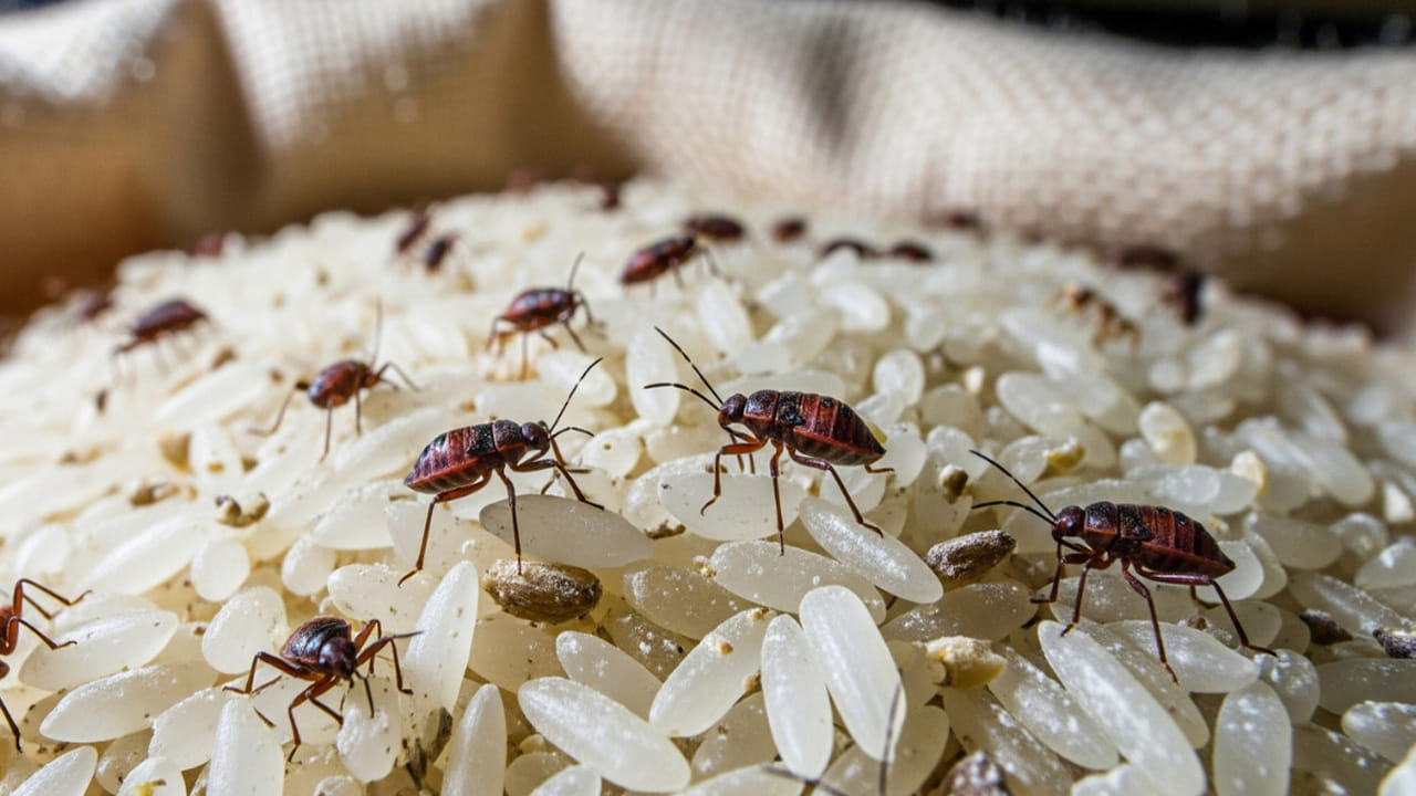 వెల్లుల్లి రెబ్బలు (Garlic Cloves): పొట్టు తీయని కొన్ని వెల్లుల్లి రెబ్బలను బియ్యం డబ్బాలో వేసి ఉంచడం వల్ల కూడా వెల్లుల్లి ఘాటుకు పురుగులు పట్టవు. వెల్లుల్లి ఎండిపోయిన తర్వాత వాటి స్థానంలో కొత్త వాటిని మార్చాల్సి ఉంటుంది. బియ్యంలో పురుగులు పట్టినప్పుడు వాటిని పారేయకుండా లేదా కెమికల్స్ వాడకుండా ఇలాంటి వంటింటి చిట్కాలను పాటిస్తే బియ్యం ఎక్కువ కాలం సురక్షితంగా ఉంటాయి. అలాగే, బియ్యాన్ని ఎల్లప్పుడూ తేమ లేని, పొడి ప్రదేశాలలో మరియు గాలి చొరబడని (Air-tight) డబ్బాలలో నిల్వ ఉంచడం చాలా ముఖ్యం.