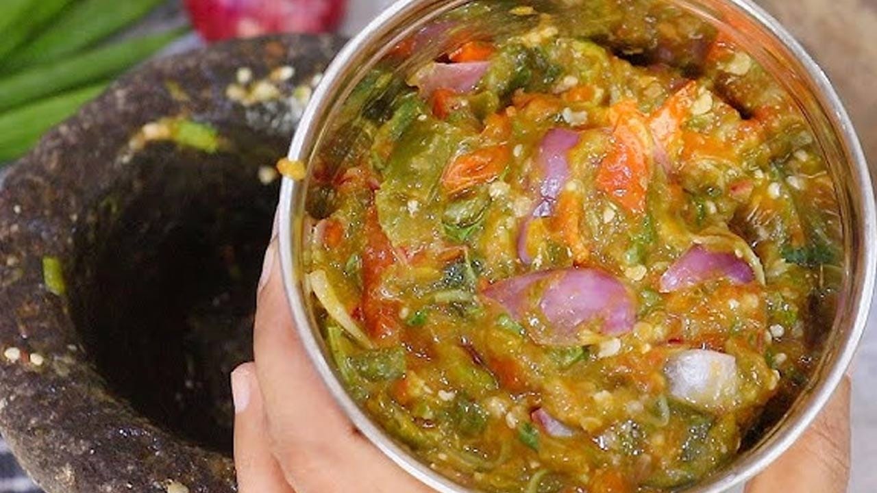 Ladies Finger Pachadi 2