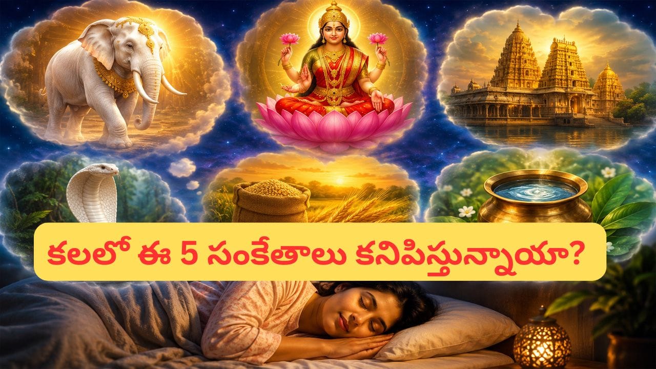 సంపద రాకకు సూచకమైన ఐదు శుభ స్వప్నాలు ఇవే