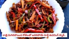 రాత్రి మిగిలిపోయిన రోటీలతో అదిరిపోయే హెల్తీ ఈవెనింగ్ స్నాక్..