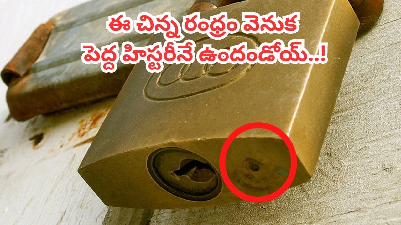 తాళంకప్ప కింద ఈ చిన్న రంధ్రం ఎందుకు ఉంటుందో తెలుసా? అసలు కారణం తెలిస్తే అవాక్కే..!
