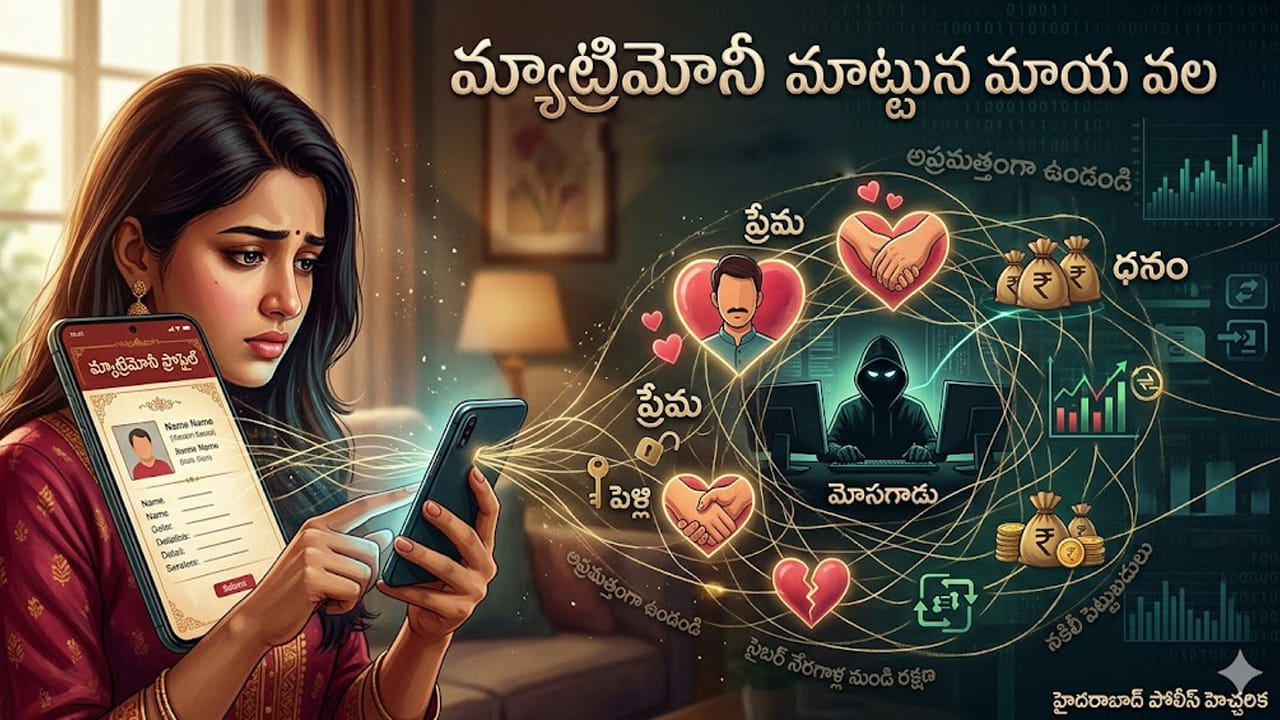 Hyderabad: మ్యాట్రిమోనీ ముసుగులో మాయ వల.. ప్రేమ, పెళ్లి పేరిట రూ. 1.46 కోట్లు స్వాహా!