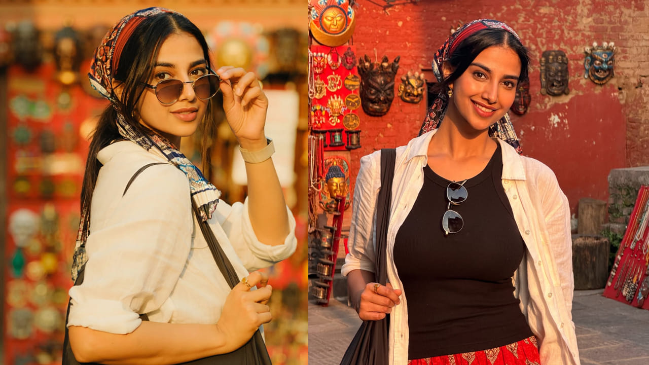 Meenaakshi Chaudhary: నేపాల్ ప్రకృతి అందాల మధ్యలో మీనాక్షి చౌదరి.. బ్యూటిఫుల్ ఫొటోస్ వైరల్...