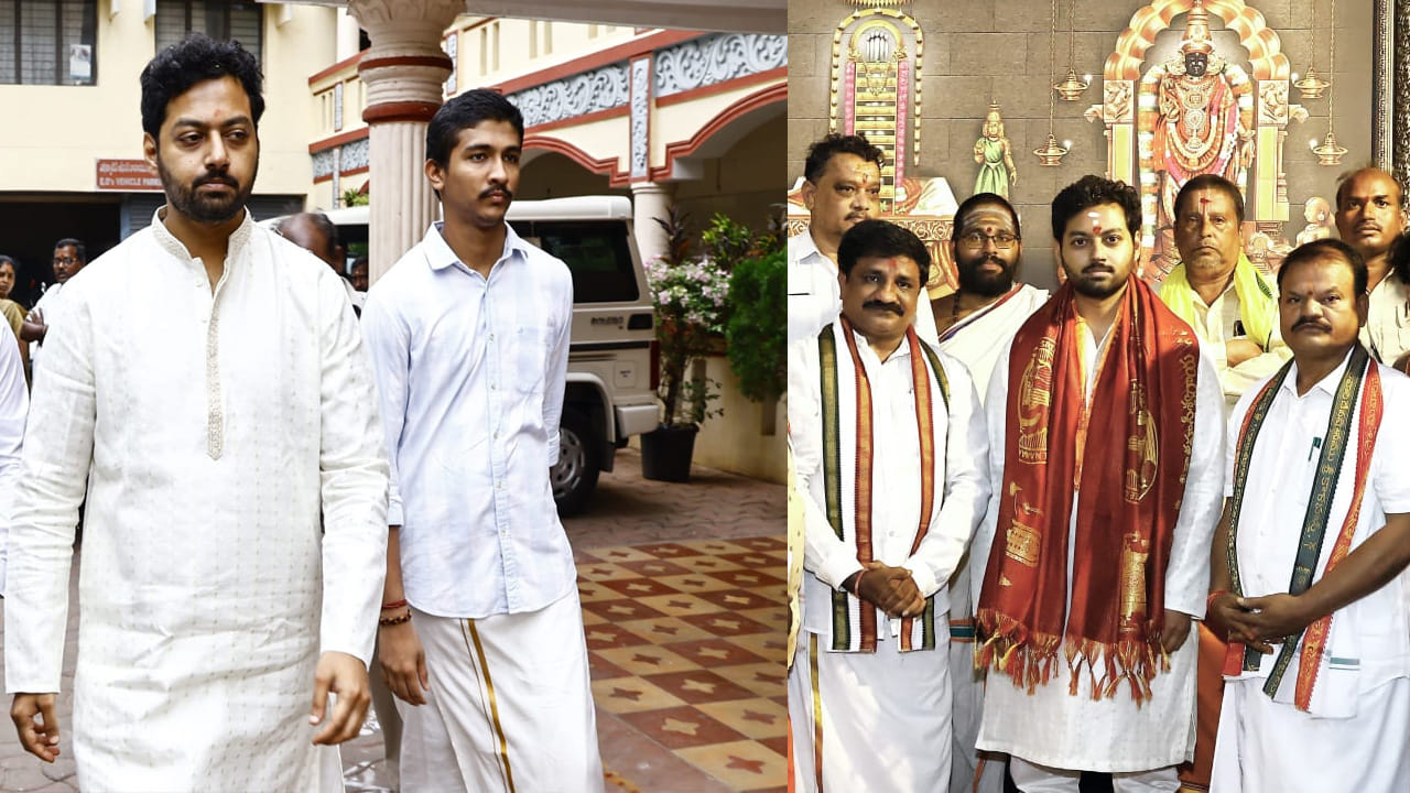 అనంతరం స్వామి అమ్మ వార్ల దర్శనం చేసుకున్నారు.మోక్షజ్ఞకు మృత్యుజయ స్వామి వద్ద వేదపండితుల ఆశీర్వచనం అందించారు. స్వామి అమ్మవార్ల చిత్రపటంతో పాటు తీర్థ ప్రసాదాలు అందజేసారు.