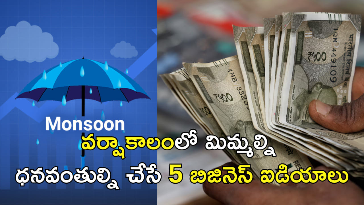 Business Idea: వర్షాకాలంలో మస్తు డిమాండ్ ఉండే 5 వ్యాపారాలు! పెట్టుబడి తక్కువ.. లాభాలు బోలెడు..