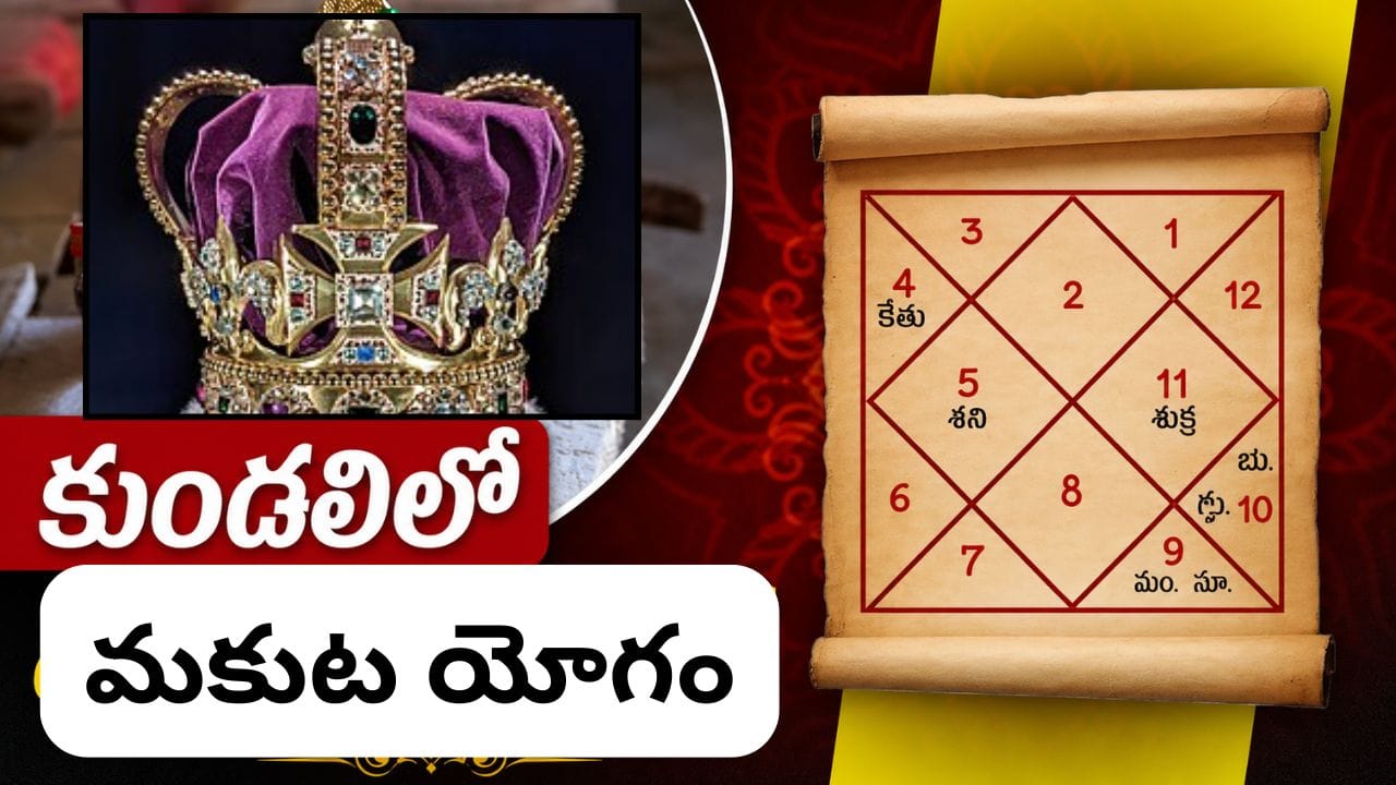 మీ జాతకంలో మకుట యోగం ఉందా? ఉంటే అసాధారణ రాజయోగం మీ సొంతమే!