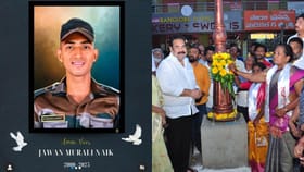 నెల్లూరులో వీర జవాన్‌ మురళీ నాయక్‌కు అరుదైన గౌరవం!