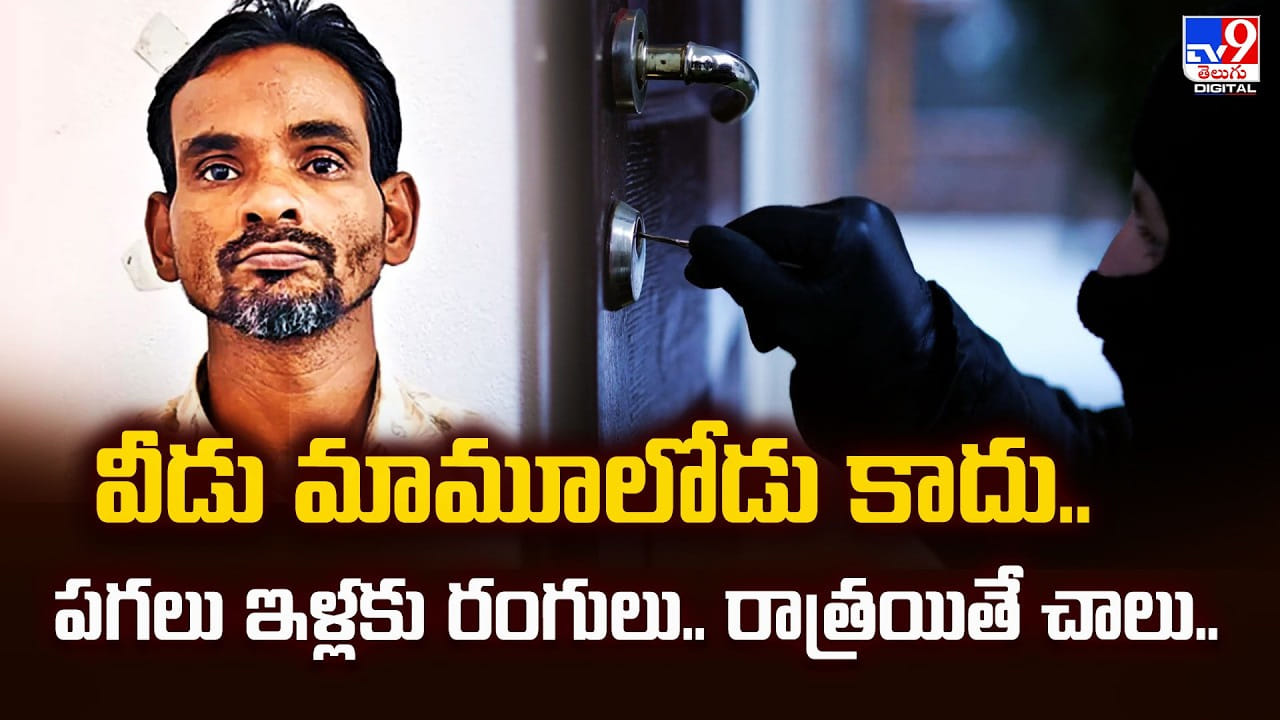 వీడు మామూలోడు కాదు.. పగలు ఇళ్లకు రంగులు.. రాత్రయితే చాలు.. వీడు మామూలోడు కాదు.. పగలు ఇళ్లకు రంగులు.. రాత్రయితే చాలు..