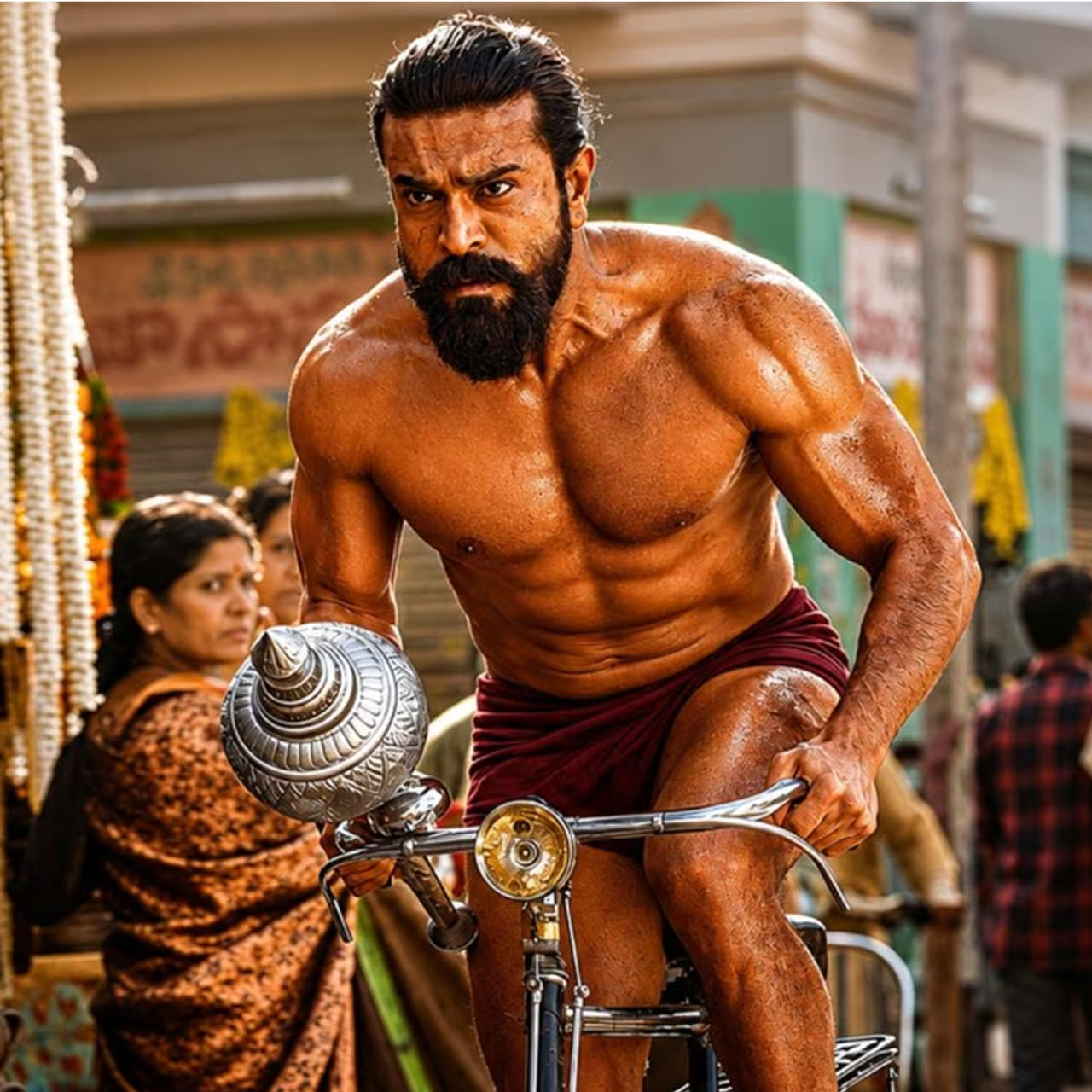 మెగా పవర్ స్టార్ రామ్ చరణ్ నటించిన పెద్ది సినిమా ప్రేక్షకుల ముందుకు వచ్చింది. బుచ్చిబాబు సన దర్శకత్వంలో తెరకెక్కిన పెద్ది సినిమా మంచి విజయాన్ని సొంతం చేసుకుంది.. మొదటి షో నుంచే ఈ సినిమా బ్లాక్ బస్టర్ టాక్ సొంతం చేసుకుంది. విలేజ్ బ్యాక్డ్రాప్ తో తెరకెక్కిన ఈ సినిమాలో రామ్ చరణ్ తన నటనతో ఆకట్టుకున్నాడు. జూన్ 4న (నేడు) పెద్ది సినిమా వరల్డ్ వైడ్ గా విడుదలై ప్రేక్షకులను విశేషంగా ఆకట్టుకుంటుంది.