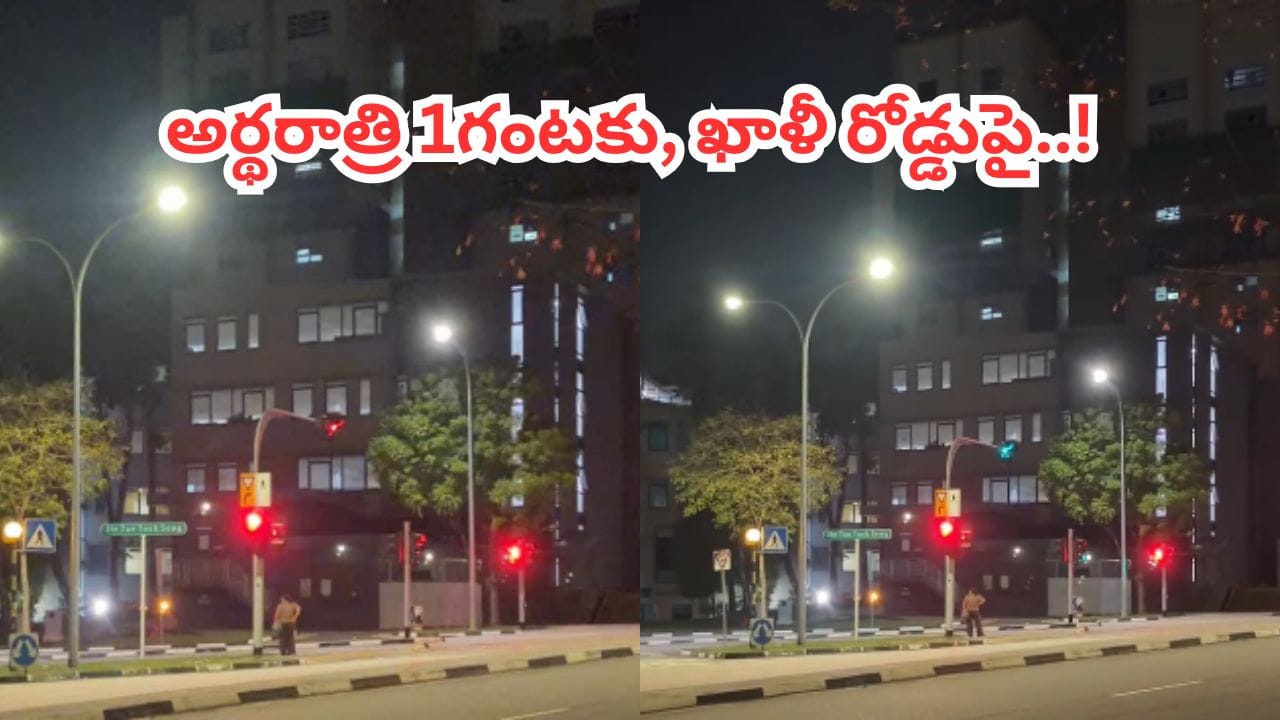 Video: అర్ధరాత్రి 1 గంట.. నిర్మానుష్య రోడ్డుపై ఓ వ్యక్తి.. కట్‌చేస్తే.. ఆ తర్వాత సీన్ చూస్తే..!