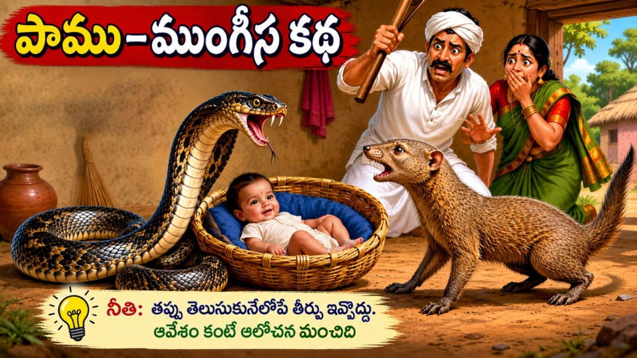 పాము - ముంగీస నీతి కథ: ఆవేశంలో తీసుకునే నిర్ణయం ఎంతో ప్రమాదకరం..!
