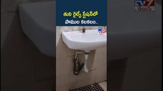 Watch: వామ్మో.. తుని రైల్వే స్టేషన్‌లో పాముల కలకలం..ఇదిగో వీడియో