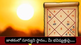 జాతకంలో సూర్యుడు ఏ ఇంట్లో ఉన్నాడు? 12 భావాల్లో సూర్యుని ఫలితాలు..