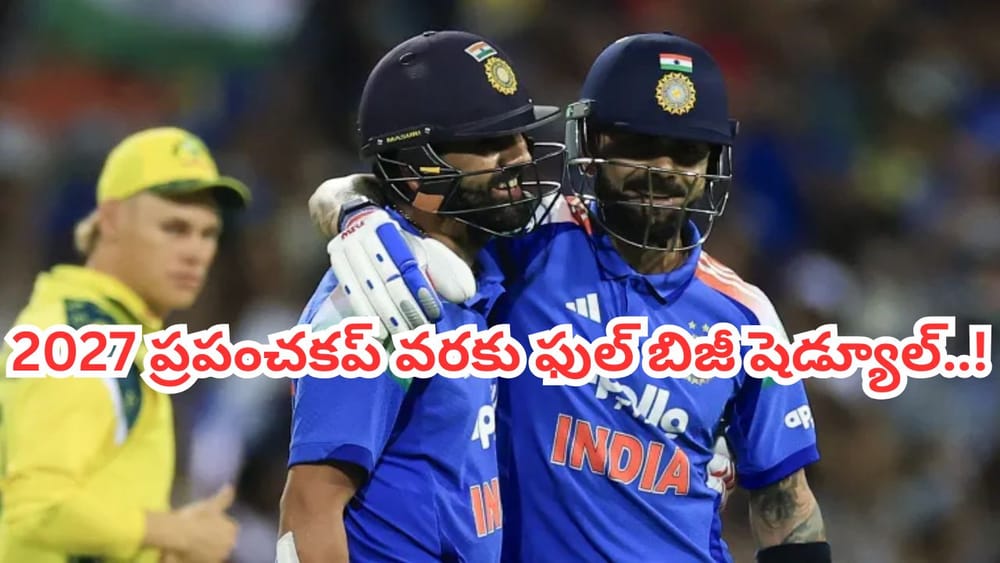 క్రికెట్ ఫ్యాన్స్‌కు గుడ్‌న్యూస్.. 9 నెలలు ఫుల్ బిజీ.. టీమిండియా షెడ్యూల్ చూస్తే ఎగిరి గంతేస్తారంతే..!
