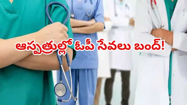 రాష్ట్ర వ్యాప్తంగా ప్రభుత్వ ఆస్పత్రుల్లో ఓపీ సేవలు బంద్! వైద్యుల ఆందోళనకు కారణమేంటి?