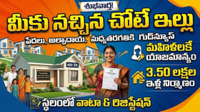 మీకు నచ్చిన చోటే 400 చదరపు అడుగుల విశాలమైన ఇళ్లు!